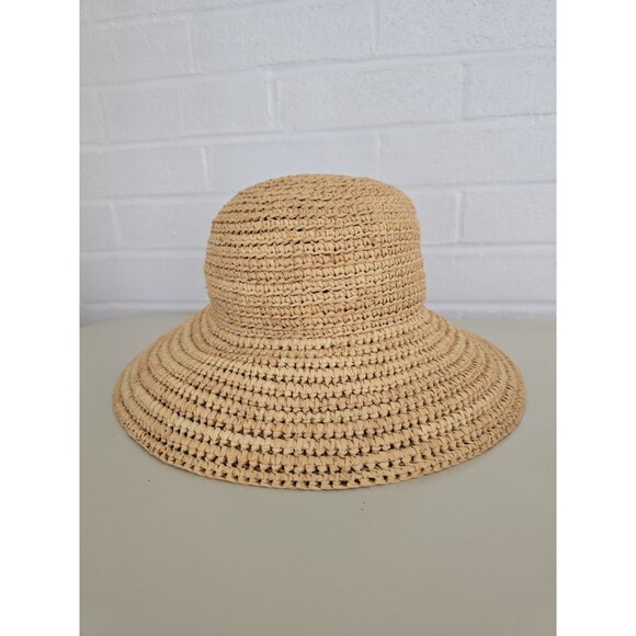 Helen Kaminsk Australia Handmade In Madagascar 100% Raffia Hat main image 6